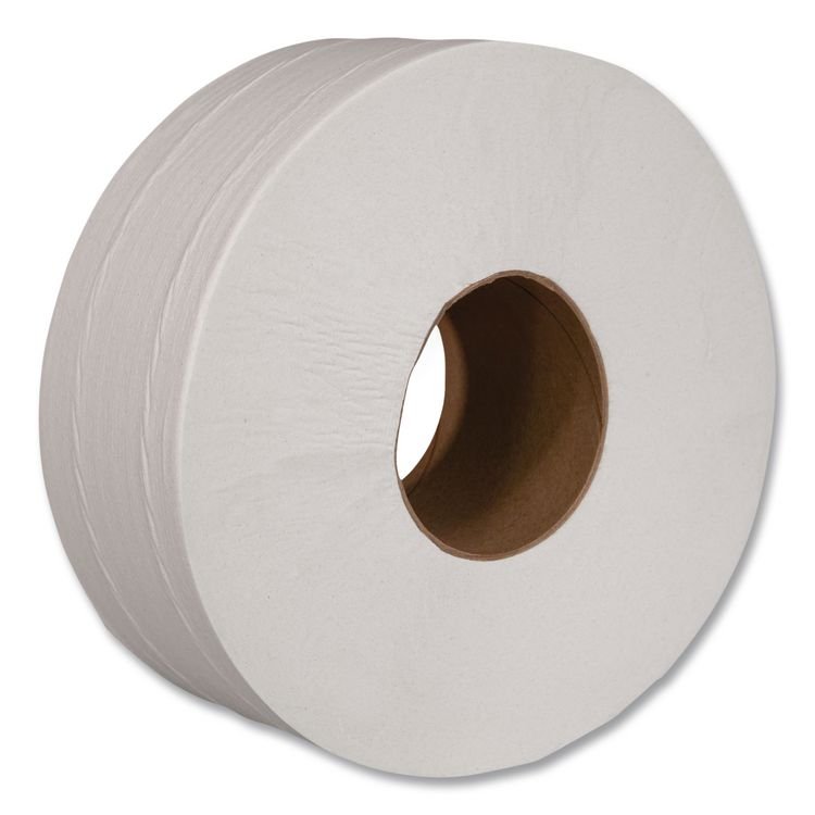 SOUNDVIEW ULTRA Jumbo Roll Tissue, Septic Safe, 2-Ply, 3.3" x 1,000 ft, White, 12 Rolls/Carton (MRCNP5216)