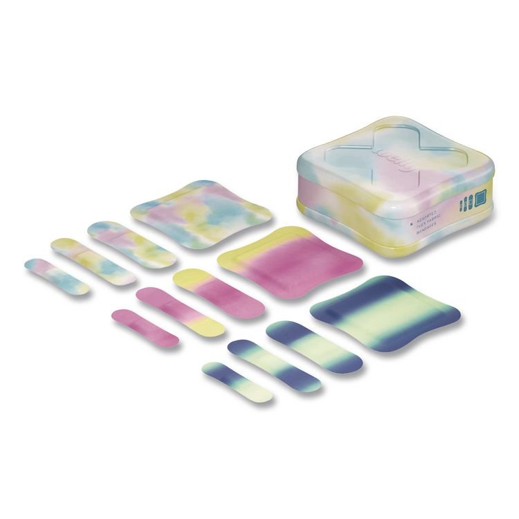 WELLY Bravery Badges, General Purpose, Fabric, Assorted Sizes/Colors, 48/Pack (LIL44048)
