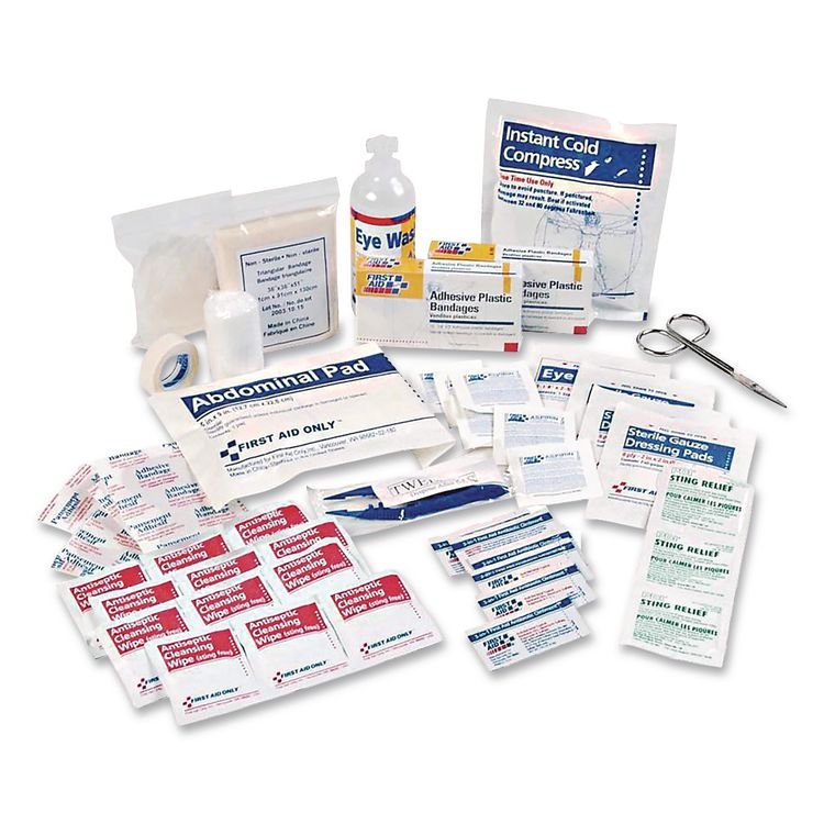 FIRST AID ONLY, . Office First Aid Kit Refill with Medication for 25 People, 106 Pieces (FAO223REFILL)