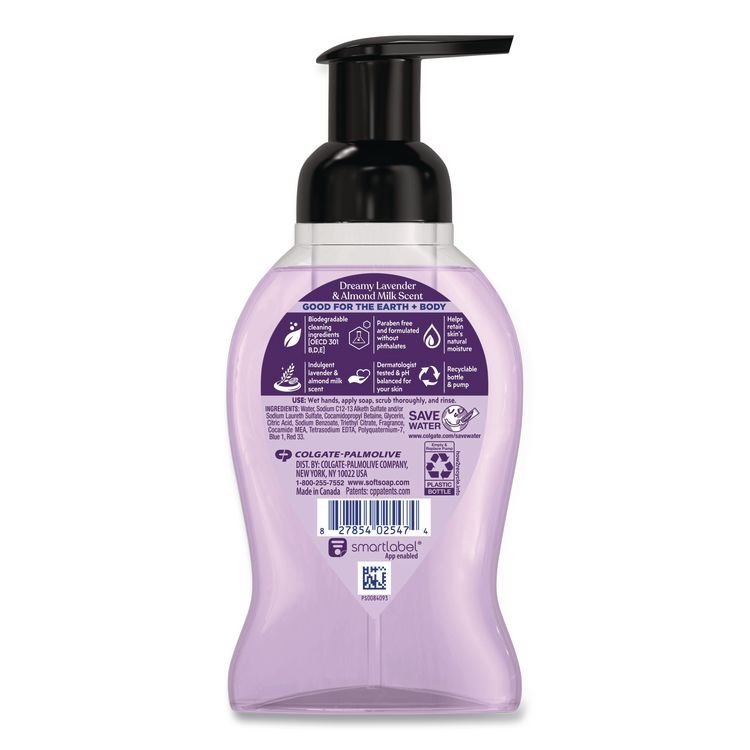 COLGATE PALMOLIVE, IPD. Liquid Hand Soap Foam, Dreamy Lavender and Almond Milk, 9 oz, 6/Carton (CPC61052503CT)