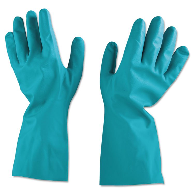 MCR SAFETY Unsupported Nitrile Gloves, X-Large (Size 10), Blue, 12 Pairs (MPG5310)