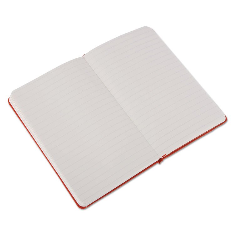 HACHETTE BOOK GROUP Hard Cover Notebook, 1-Subject, Narrow Rule, Red Cover, (192) 5.5 x 3.5 Sheets (HBGMM710R)