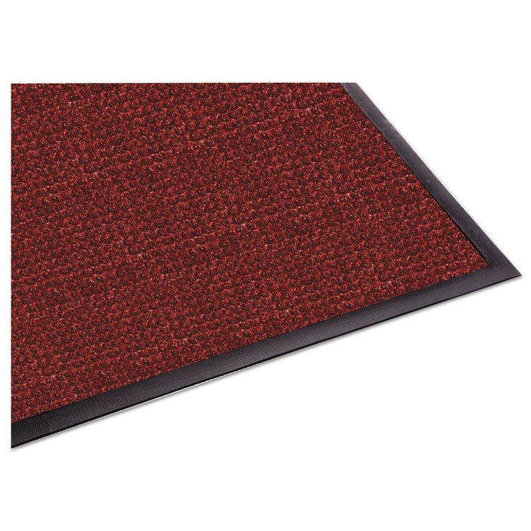 MILLENNIUM MAT COMPANY WaterGuard Indoor/Outdoor Scraper Mat, Rectangular, Red Ridged Needle-Punch Surface, 48" x 72" (MLLWG040612)