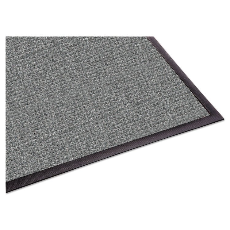 MILLENNIUM MAT COMPANY WaterGuard Indoor/Outdoor Scraper Mat, Rectangular, Gray Ridged Needle-Punch Surface, 36" x 10 ft (MLLWG031010)