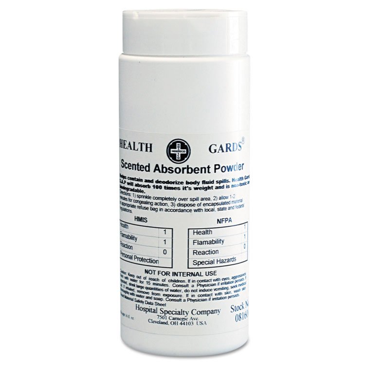 HOSPECO Absorbent Powder, Scented, 16 oz Shaker Can, 12/Carton (HOS08160)