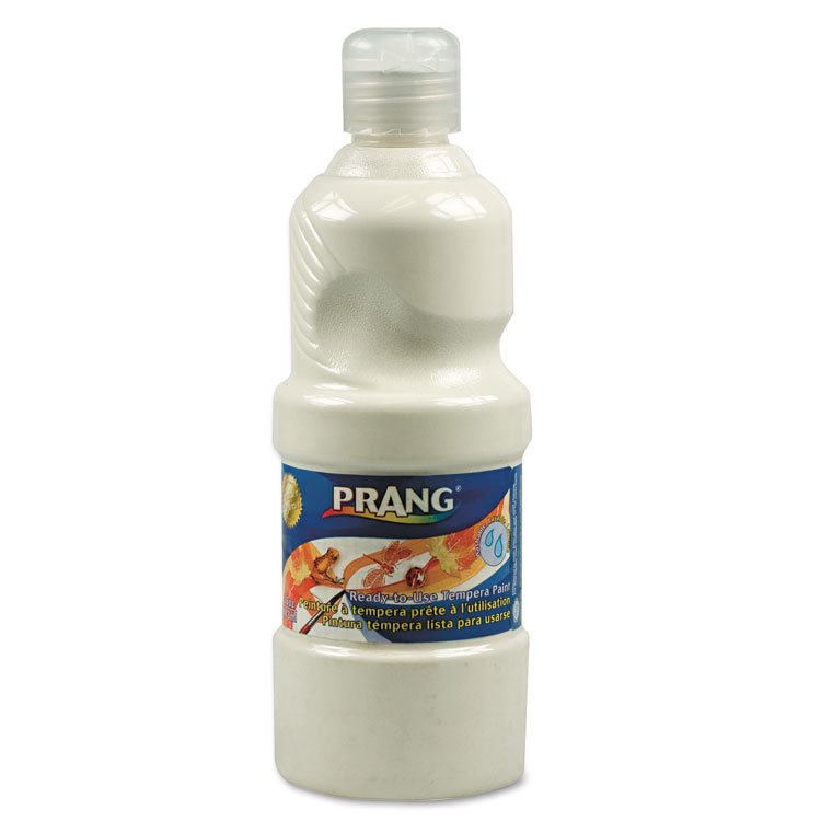 DIXON TICONDEROGA CO. Washable Paint, White, 16 oz Dispenser-Cap Bottle (DIX10707)