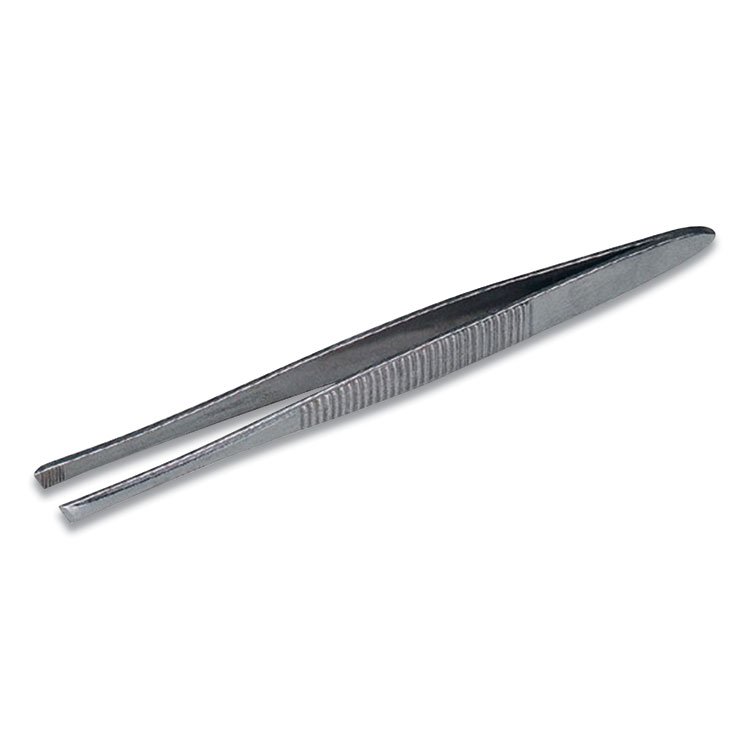 FIRST AID ONLY, . Tweezers, Slanted Tip, Stainless Steel, 3" (FAO730012)