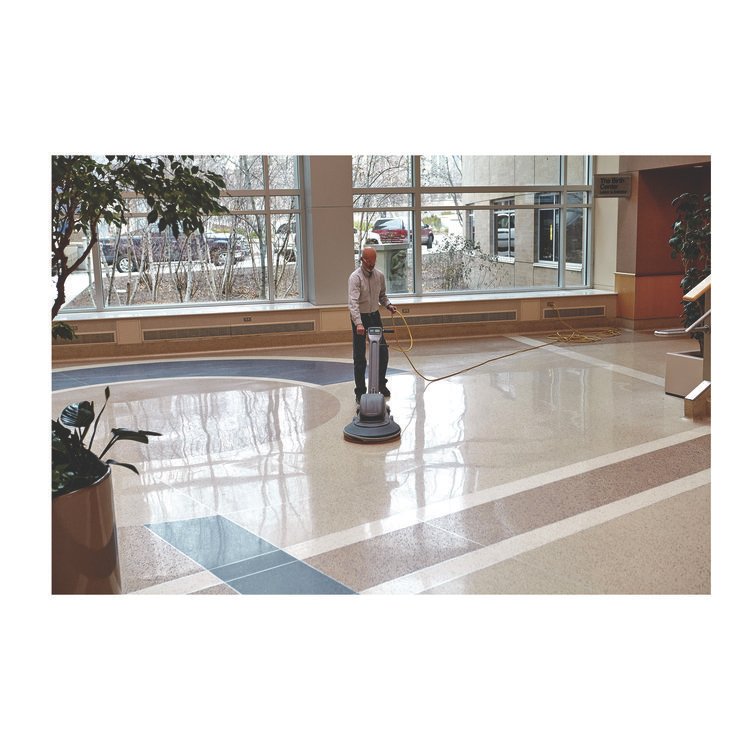 3M/COMMERCIAL TAPE DIV. Low-Speed Stripper Floor Pad 7200, 15" Diameter, Black, 5/Carton (MMM720015IN)